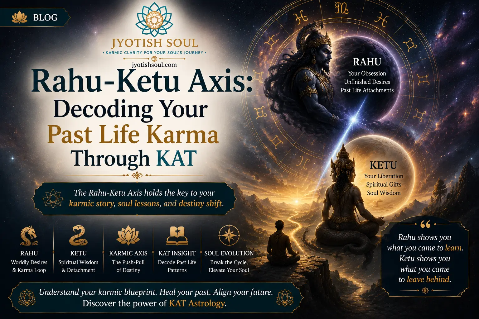 Rahu-Ketu Axis: Decoding Your Past Life Karma Through KAT